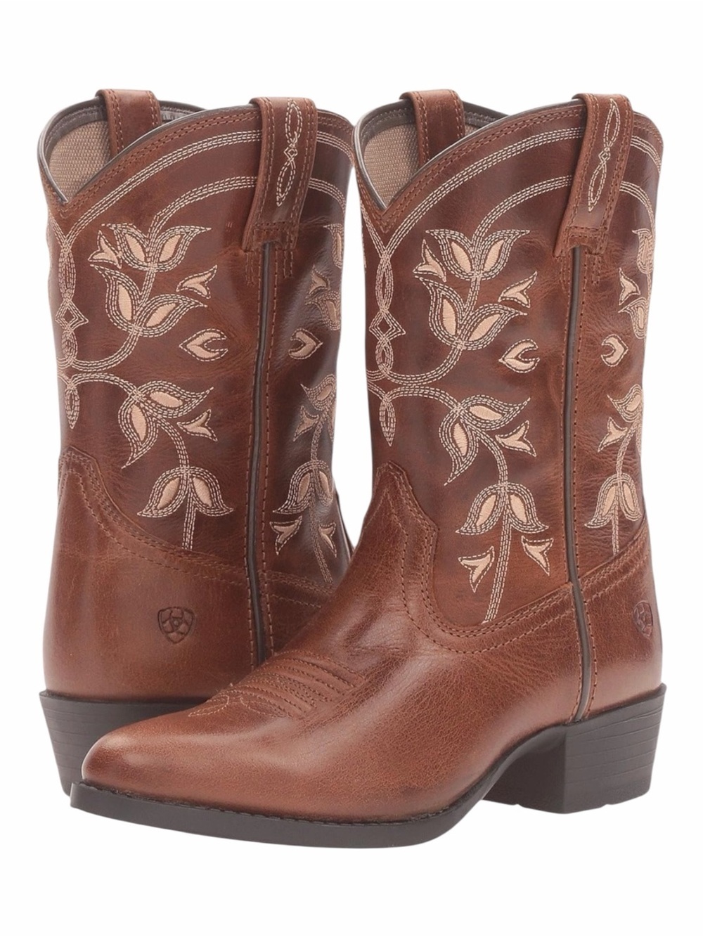ARIAT Girl's Desert Holly Western Boots - Round Toe Brown Size 5